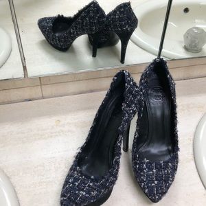 ❤️Tory Burch Tweed Heels❤️